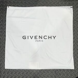 Givenchy White Logo Dust Bag